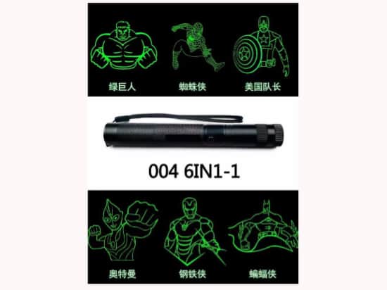 Green Laser Pointer jd 303 with Adjustable Focus