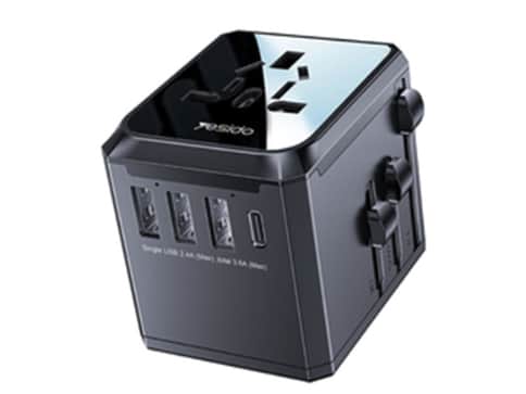 Yesido MC10 Universal Travel Adapter 3 USB + 1 USB
