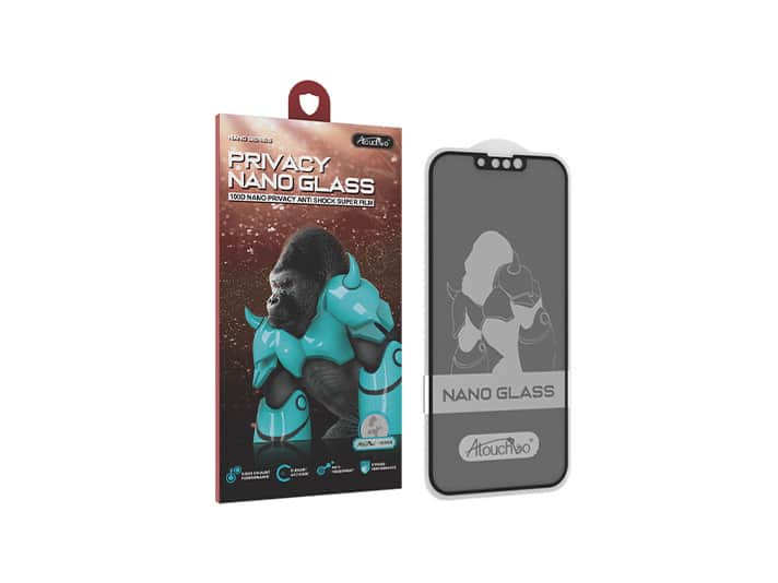 Atouchbo 100D Privacy Nano Tempered Glass iPhone 14 Series Screen Protector