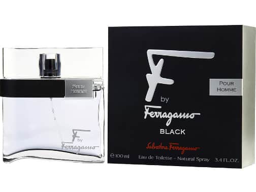 Salvatore Ferragamo F Black Pour Homme