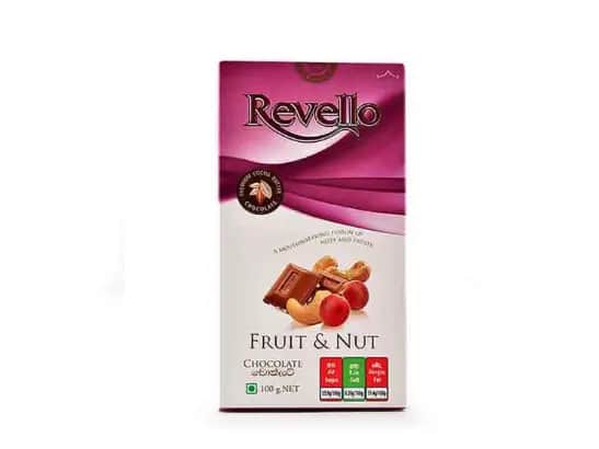 Revello Fruit & Nut Chocolate - 100.00 g