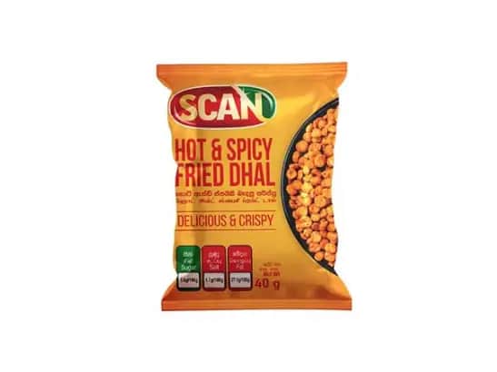 Scan Hot & Spicy Fried Dhal - 40.00 g
