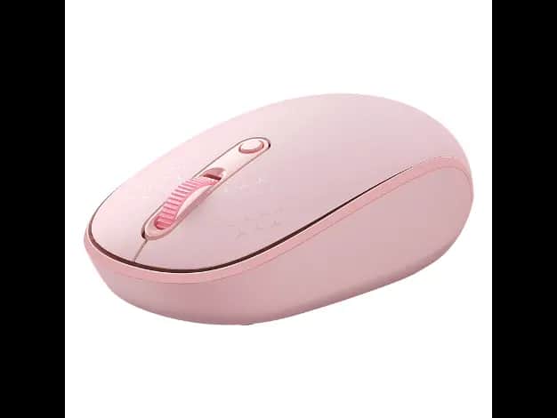 Baseus F01B Creator Tri-Mode Bluetooth & Wireless Mouse Baby Pink – B01055501412-00 – 6 Months Warranty