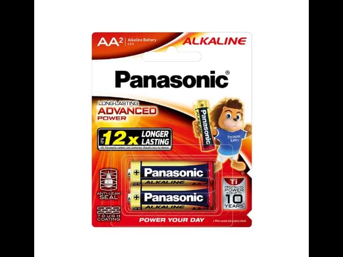 Panasonic Alkaline Battery AA-2, 1.5V - 2.00 pcs