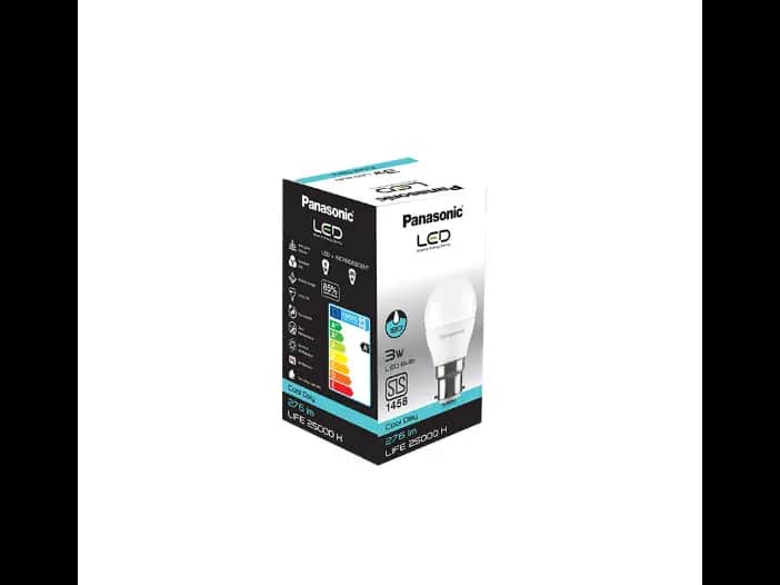 Panasonic LED Bulb Cool Daylight, Pin Type, 3W - 1.00 pc
