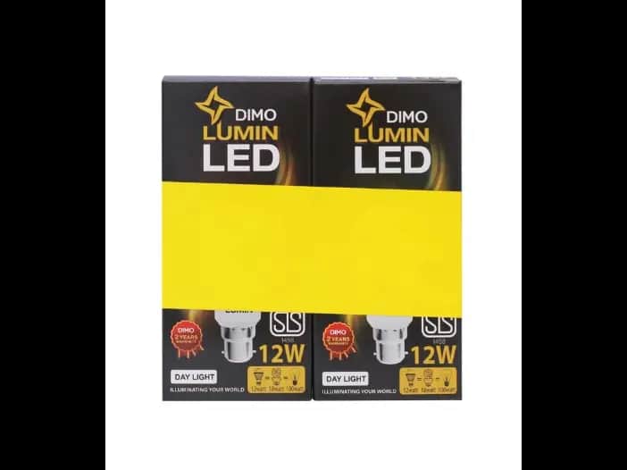 DIMO 12W Pin Type LED Bulb, Day Light - 2.00 pcs