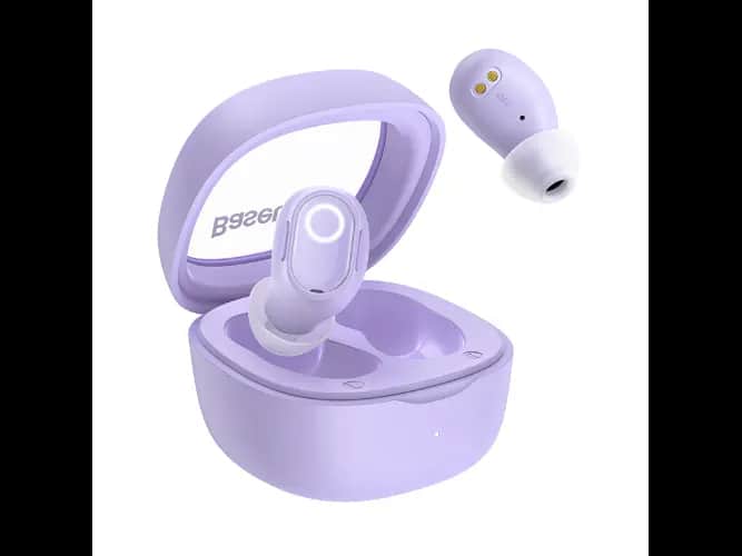 Baseus Bowie WM02 TWS Wireless In-Ear Bluetooth Earbud Purple– NGTW180005 – 6 Months Warranty