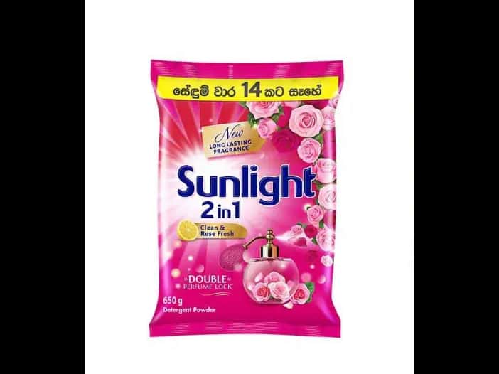 Sinlight 2 in 1 Detergent Powder Clean & Rose Fresh - 650.00 g