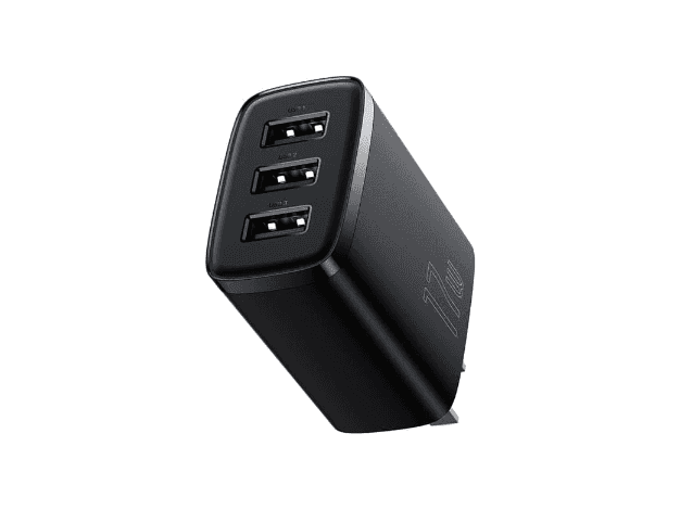 Baseus Compact Charger 3U 17W CN Black- CCXJ020001 – 8 Months Warranty
