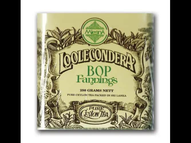 Mlesna Tea Loolecondera BOPF Leaf Tea Metal Caddy - 250g