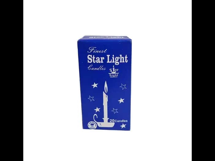 Star Light Candles, Small - 20.00 pcs