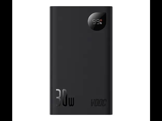 Baseus 30W 20000Mah Power Bank-Adaman-2 VOOC Edition-Fast Charging-Power Bank With USB To Type-C to 0.3m- PPAD050001-6 Months Warranty
