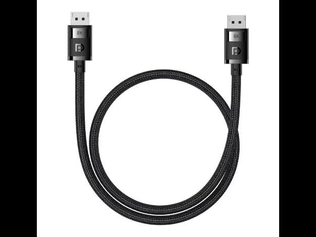 Baseus 1m High Definition Series DP 8K to DP 8K Adapter Cable Cluster Black – B00633706111-00 – 6 months Warranty