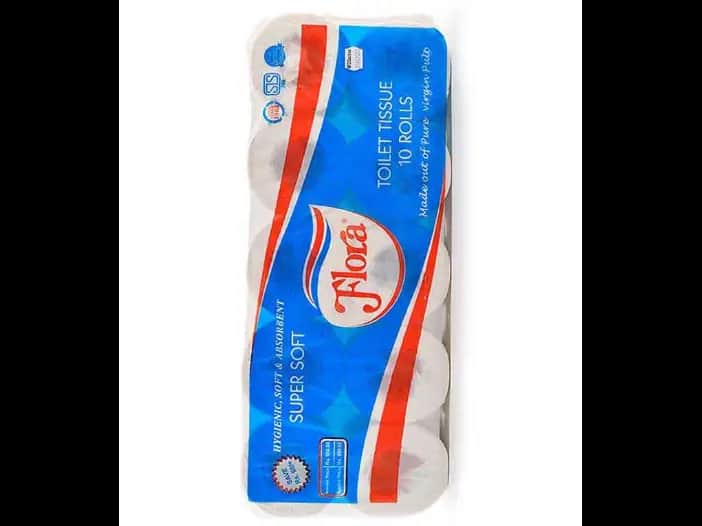 Flora Toilet Rolls - 10.00 pcs
