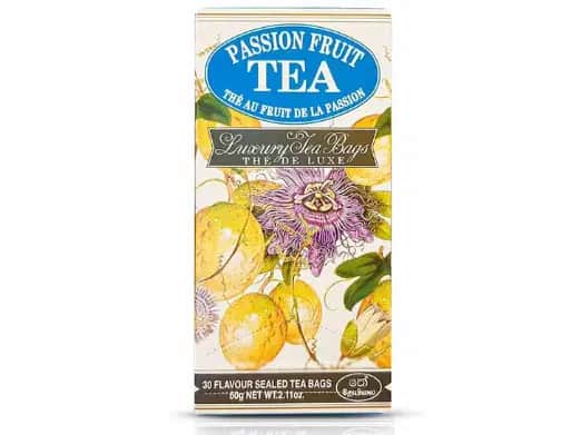 Ceylon black luxury tea bags with natural Passion fruits extracts