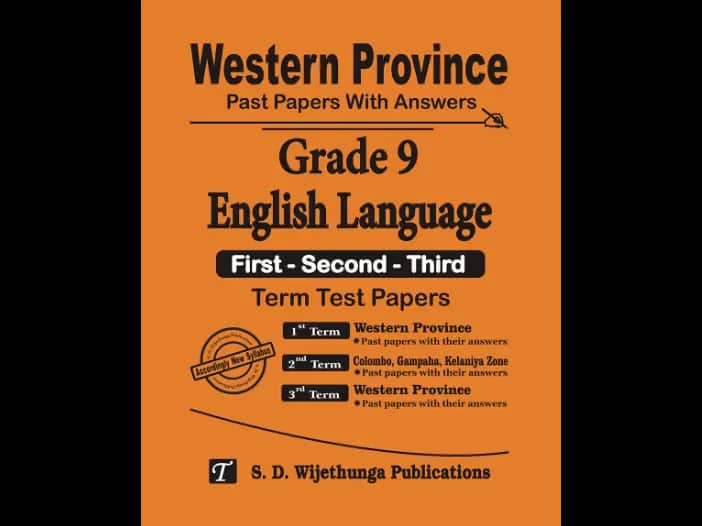 Western Province Grade 9 English Past Paper Set