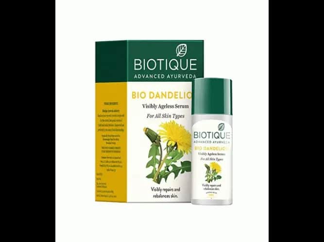 BIOTIQUE DANDELION AGELESS LIGHTENING SERUM