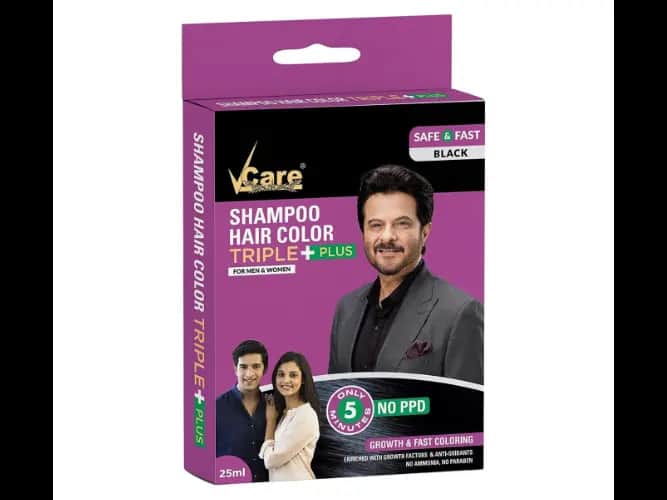 VCARE HAIR COLOUR SHAMPOO 25ML