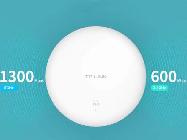 TP-LINK TL-AP1900GE易展版AC1900双频双千兆吸顶式无线AP小型分布式路由器