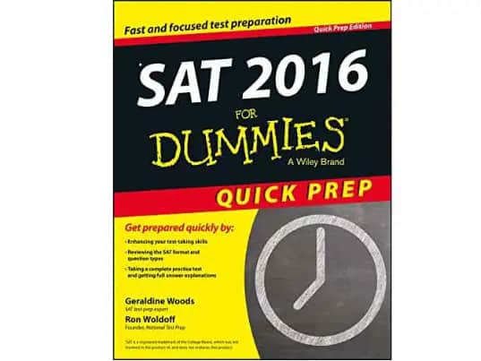 SAT 2016 for Dummies: Quick Prep - 9788126559763