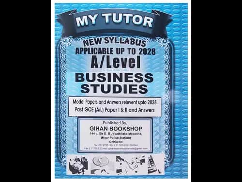 A/Level – Business Studies ( My Tutor )