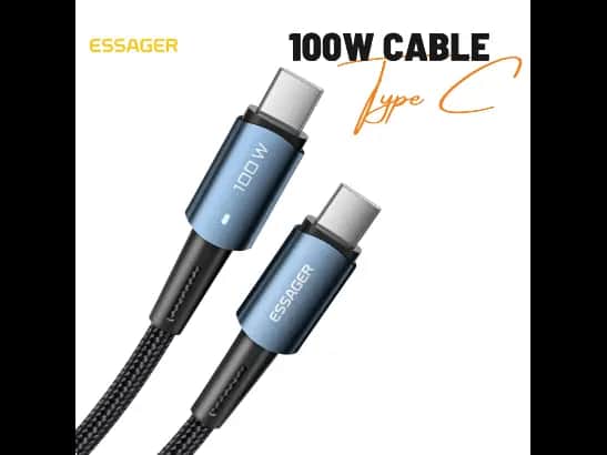 Essager PD100W Type-C Cable 2M