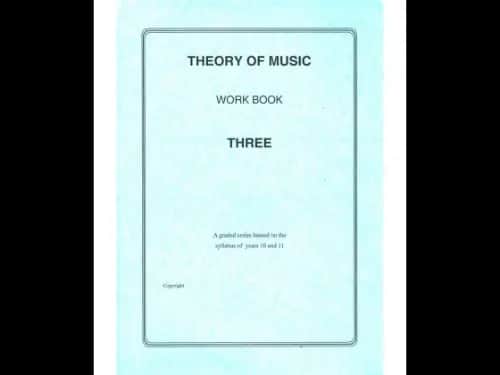 Theory Of Music Work Book 3