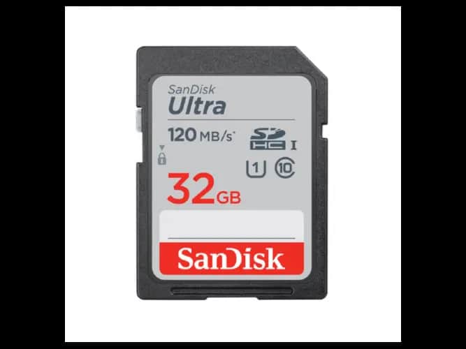 SanDisk Ultra 32GB SDHC 120 MB/S UHS-I Memory Card