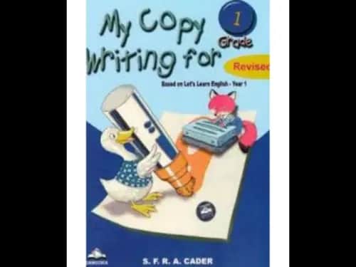 My Copy Writing For Grade 1