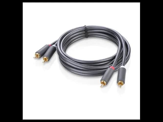 Ugreen 10520 2RCA Male To 2RCA Male Cable 5m – Black