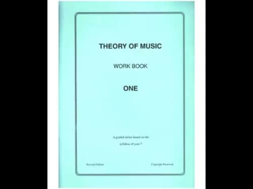 Theory Of Music Work Book 1
