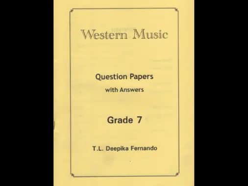 Western Music Question Papers With Answers Grade 07
