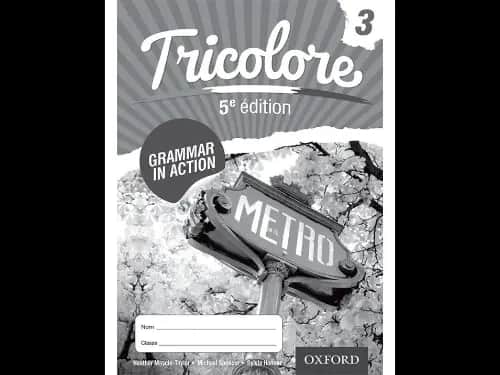 Tricolore 3 5th Edition Grammar In Action Workbook