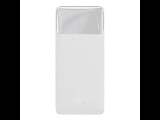 Baseus 10000mAh 15W Power Bank Bipow Digital Display White- PPDML-I02