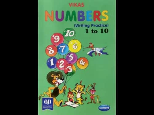 VIKAS NUMBERS (writing practice) 1 to 10