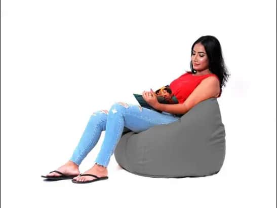 Classic Small Leather Beanbags