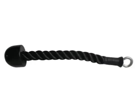 Single Rope 38cm (CA) - Heavy duty nylon braided rope , With ring attachment, easily to do cable kickbacks