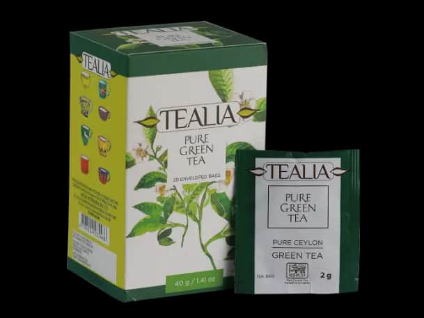 Tealia regular range - Pure Green Tea 2g x 20