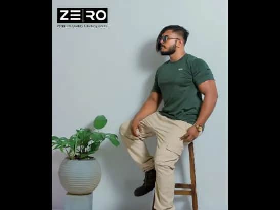 Comfort Fit Crew Neck Short Sleeve T-shirt - Army Green