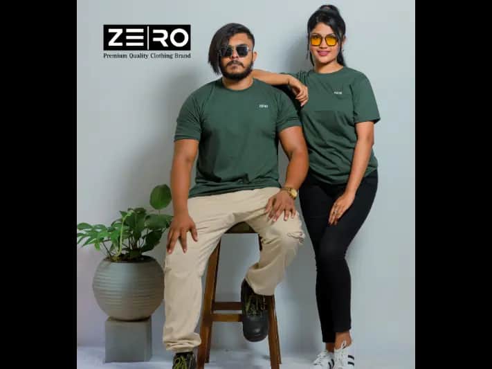Comfort Fit Crew Neck Short Sleeve T-Shirts - Army Green