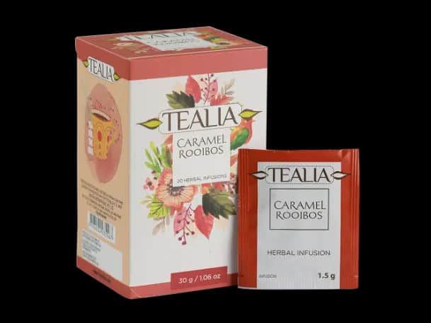 Tealia regular range -Caramel Rooibos1.5 g  x 20