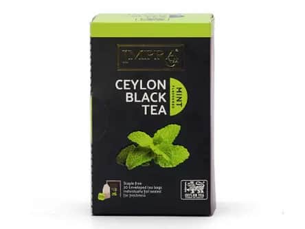 Impra Black Tea Mint 40 g Impra Black Tea Mint Foil Enveloped staple free double chamber 20 tea bags (2 g x 20 = 40 g)