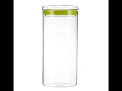 BOROSILICATE GLASS STORAGE JAR 1400ML - CRAFTED FROM HIGH-QUALITY LEAD FREE BOROSILICATE GLASS