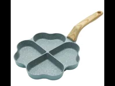 Heart Shape 4 Egg Frying Pan - Premium Material Non Stick