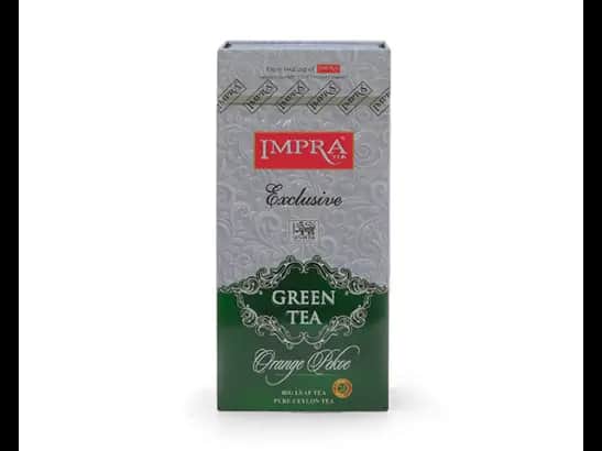 Impra Green Tea OP (Big Leaf) 200 g - GREEN TEA 200G BIG LEAF MEATAL CADDY