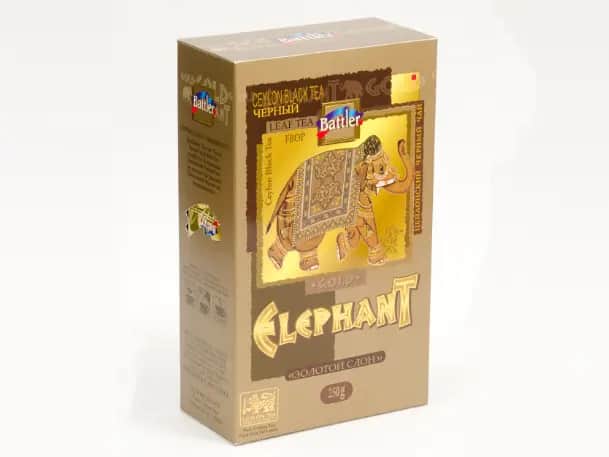 Battler - Leaf Tea - Ceylon Black Tea -FBOP- GOLD ELEPHANT
