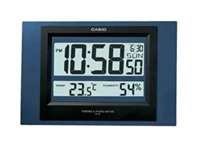 Casio Wall Clock Id-16 With Humidity Display