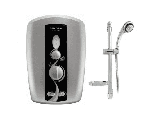 Singer Instant Shower Heater With Pressure Pump - 3.5kW, 220 V with 5 years warranty