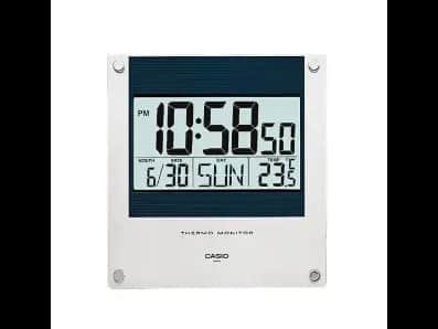 Casio Digital Wall Clock Id11 with  Large, Easy-to-read Digital display