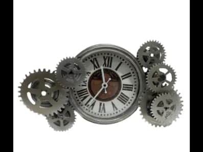 Pan Home Cooper Wall Clock - Metal Type  Silver In Color